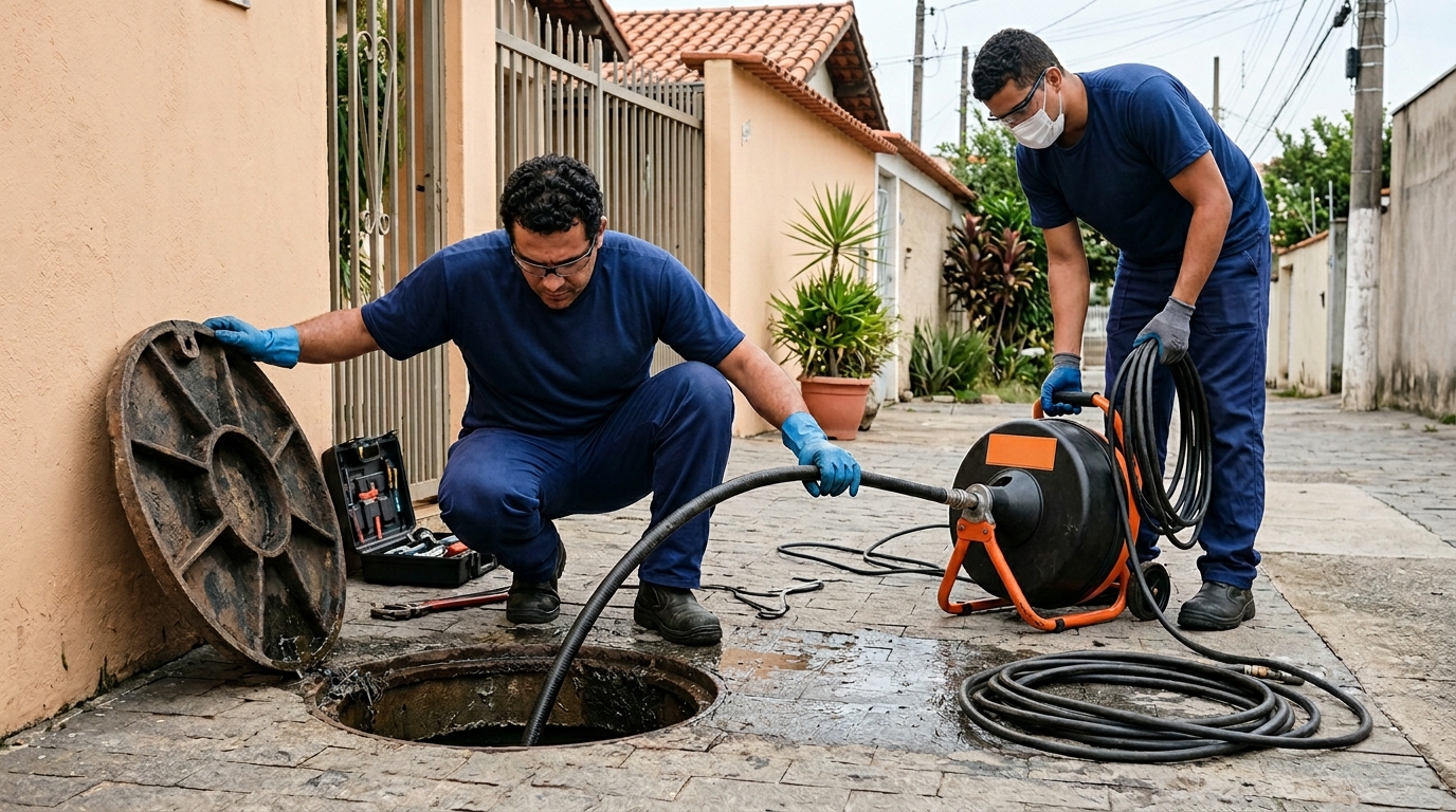 Desentupimento de esgoto perto de mim em Niterói-RJ